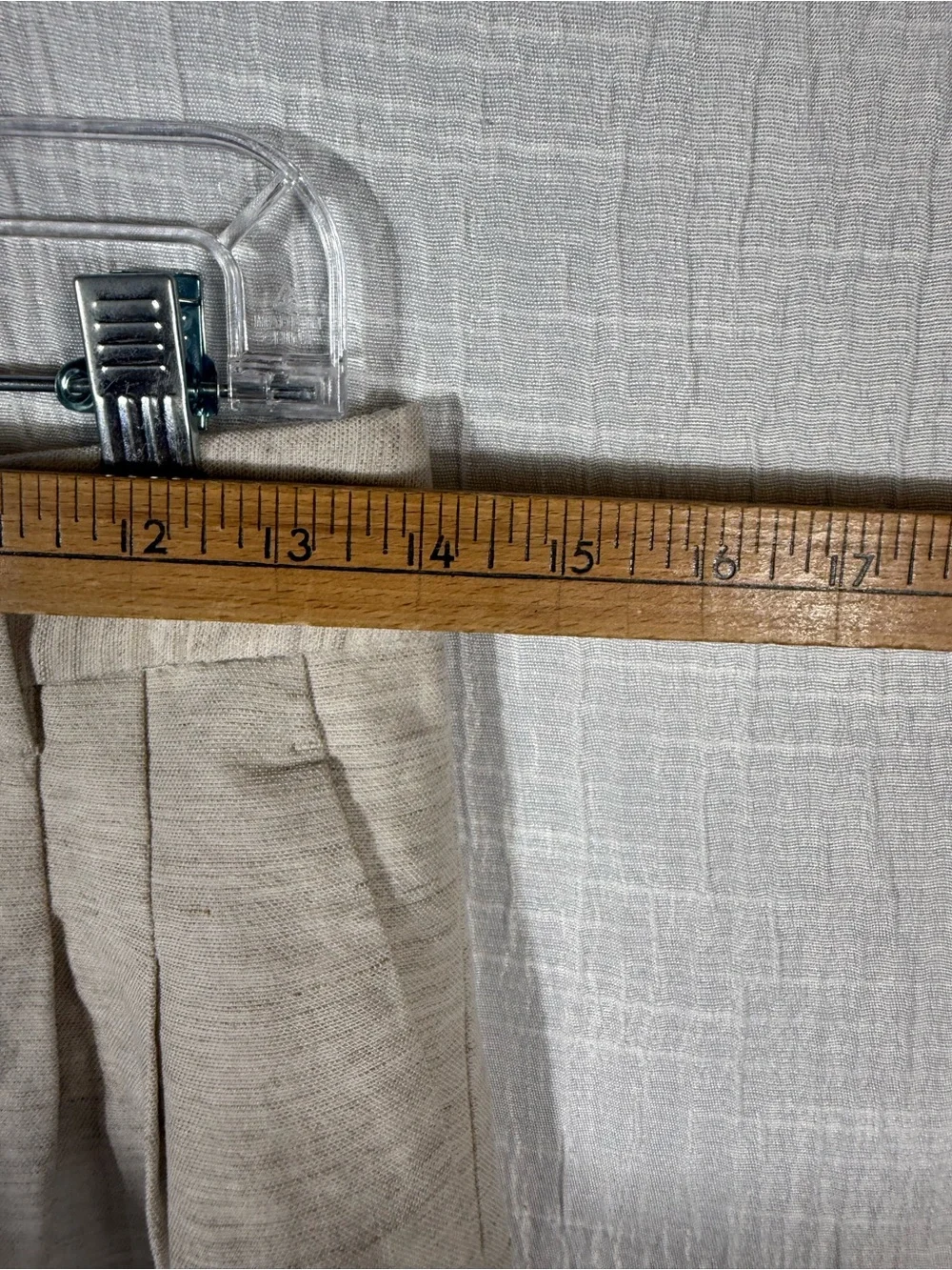 Aritzia Effortless Linen blend pant full length ecru‎ pleated waist 6 nwt